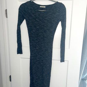 Tight Below Knee Knit Dress